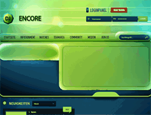 Tablet Screenshot of dj-encore.info